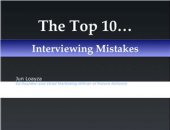 book The Top 10 Interviewing Mistakes