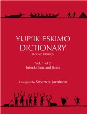 book Yup’ik Eskimo dictionary