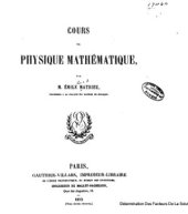book Cours de physique mathématique