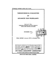 book Thermochemical evaluation of advanced gun propellants