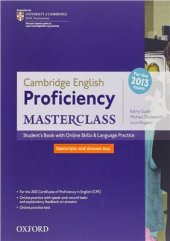 book Cambridge Proficiency Masterclass - Tapescripts & Answer Key