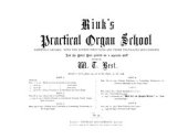 book Rink's Practical Organ School, Op. 55