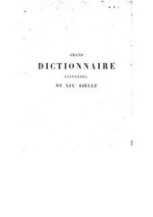 book Grand dictionnaire universel du XIXe siècle. Tom 3 (C-Chem) [Большой универсальный словарь XIX в.]