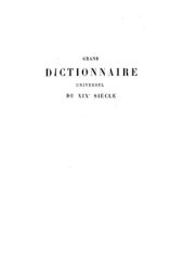 book Grand dictionnaire universel du XIXe siècle. Tom 14 (S-Testa) [Большой универсальный словарь XIX в.]