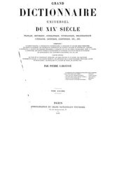 book Grand dictionnaire universel du XIXe siècle. Tom 10 (L-Memn) [Большой универсальный словарь XIX в.]