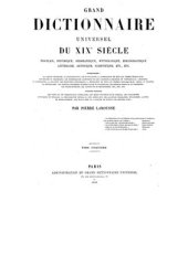 book Grand dictionnaire universel du XIXe siècle. Tom 5 (Cont-Czyz) [Большой универсальный словарь XIX в.]