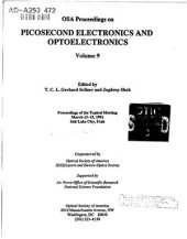 book Picosecond Electronics and Optoelectronics