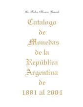 book Catálogo de Monedas de la República Argentina de 1881 al 2004