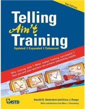 book Telling Ain't Training: Updated, Expanded, Enhanced