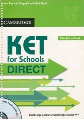 book KET for Schools Direct - Teacher's Book