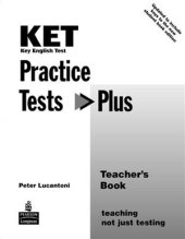 book KET Practice Tests Plus - Teacher's Book