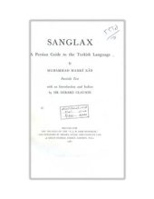 book Sanglax. A Persian Guide to the Turkish Language