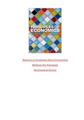 book Principles of Economics