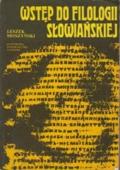 book Wstęp do filologii słowiańskiej