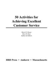 book 50 Activities for Achieving Excellent Customer Service