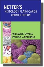 book Netter's Histology Flash Cards