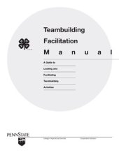 book Teambuilding Facilitation Manual. A Guide to Leading and Facilitating Teambuilding Activities