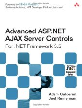 book Advanced ASP.NET AJAX Server Controls For .NET Framework 3.5