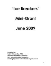 book Ice Breakers