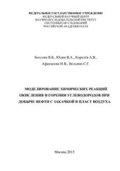 book Моделирование химических реакций окисления и горения углеводородов при добыче нефти с закачкой в пласт воздуха