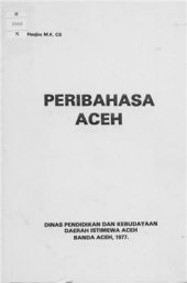 book Peribahasa Aceh