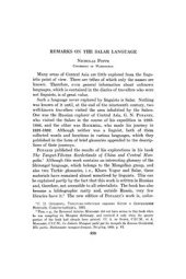 book Remarks on the Salar language