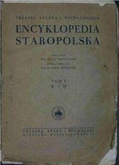 book Encyklopedia staropolska. Tom 1