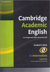 book Cambridge Academic English. An Integrated Skills Course for EAP. Student's Book. Intermediate