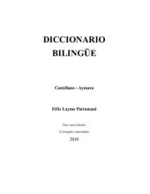 book Diccionario Bilingüe Castellano - Aymara