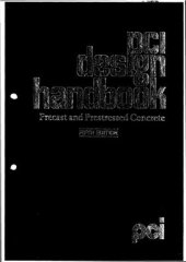 book PCI Design Handbook: Precast and Prestressed Concrete (OCR)