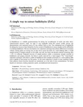 book A simple way to extract baddeleyite (ZrO2)