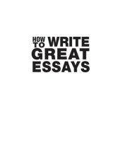 book How to write great essays