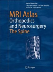 book MRI Atlas Orthopedics and Neurosurgery: The Spine