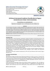book GIS-Based Automated Landform Classification in Zagros mountain (case study: Grain mountain)