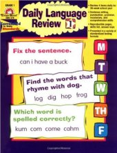 book Daily Language Review, Grade 1