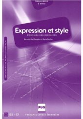 book Expression et style. Corrigés des exercices