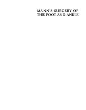 book Mann’s surgery of the foot and ankle V.1 P. 1