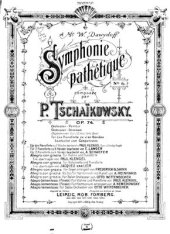 book Symphonie pathetique №6. Op. 74