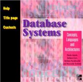 book Database Systems. Concepts, Languages & Architectures