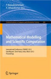 book Mathematical Modelling and Scientific Computations