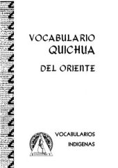 book Vocabulario quichua del Oriente