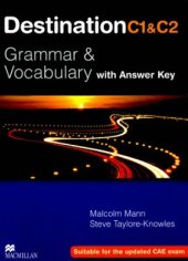 book Destination C1 & C2. Grammar & Vocabulary with Answer Key