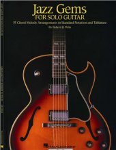 book Jazz Gems for solo guitar