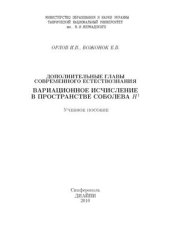 book Дополнительные главы современного естествознания. Вариационное исчисление в пространстве Соболева H^1