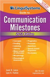 book LinguiSystems Guide to Communication Milestones