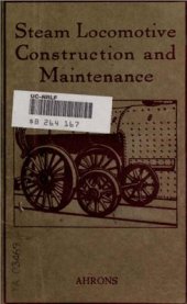 book Steam locomotive construction and maintenance