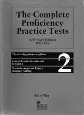 book The Complete Proficiency Practice Tests 2 - Self Study Edition With Key