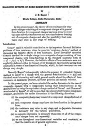 book Ballistic effects of bore resistance for composite charges