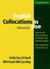 book English Collocations in Use Advanced with Answer Key