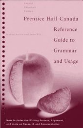 book Prentice Hall Canada Reference Guide to Grammar and Usage